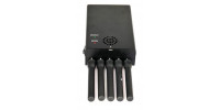 5 Anténní PROFI  přenosná rušička GSM/DCS/4G/3G/GPS/GLONASS/WIFI signálů